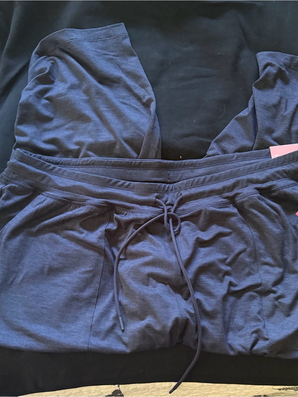 Women's Drawstring Lounge Shorts - charcoal color